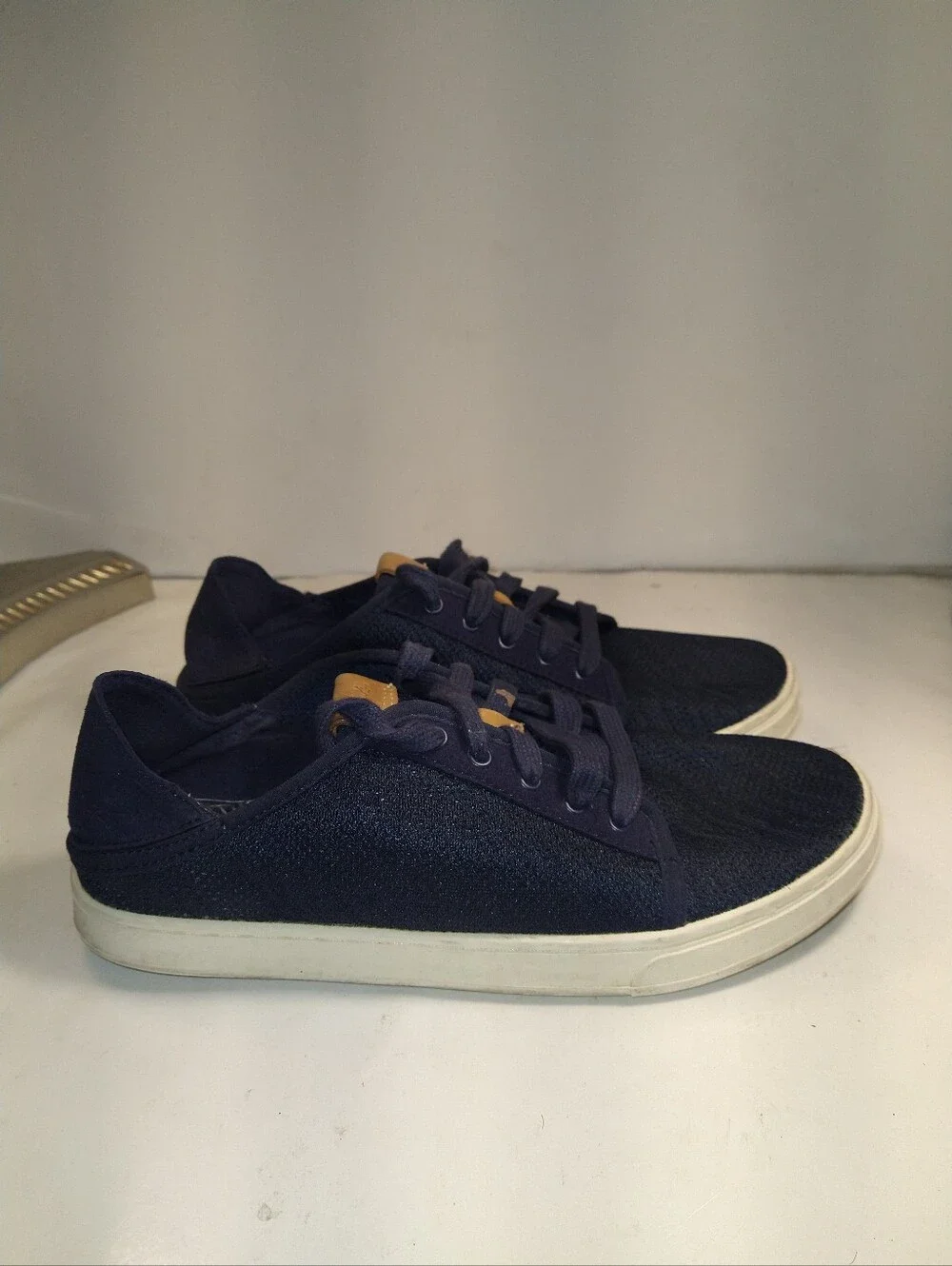 Olukai Pehuea Li Blue Mesh Casual Sneakers Shoes Women's sz 7.